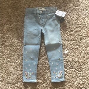 OshKosh B'gosh Blue Jeans with Colorful Embroidery
